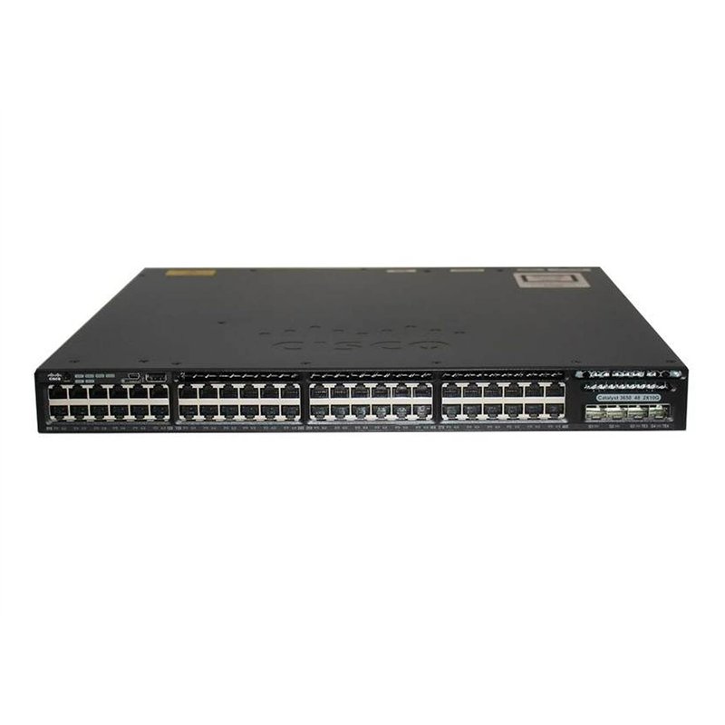 Image secondaire de Commutateur réseau Cisco Catalyst 3650-48PD-S, 48 Ports GbE PoE+, 2 Ports de Liaison Montante 10G et 2 Ports de Liaison Montante
