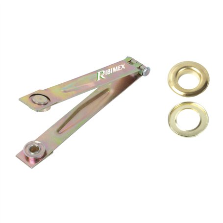 Ribitech 6301 Pince à œillet pour bâche avec 50 œillets Or