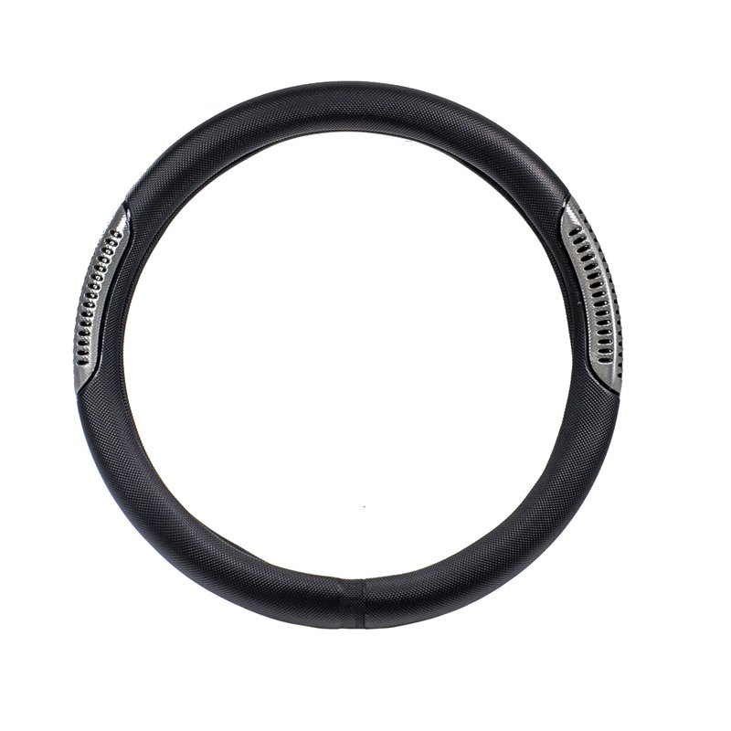 Tuning Effect 163537 Couvre-Volant Noir Décor Argent