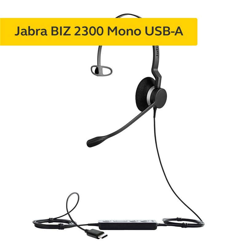 Image secondaire de Jabra Micro-casque Filaire Mono Biz 2300 Optimisé Pour Les Communications Unifiées