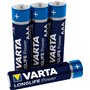 Varta Alcaline AAA (LR03) Batteries Longue durée 1,5 V – Lot de 4