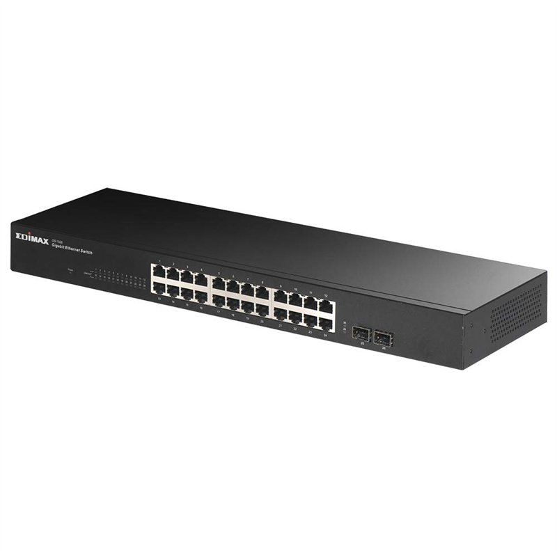 Edimax GS-1026 V3 - Commutateur Gigabit à 26 Ports avec 2 Ports SFP