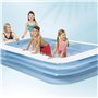 Intex - 58484NP - Piscine Rectangulaire Givrée - Coloris Bleu, 305x183x56 cm