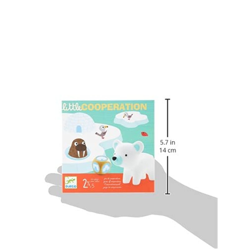 Image secondaire de DJECO Little Cooperation - Jeu de Société Enfants, 2,5 à 5 Ans - Stratégie et Travail d'Équipe - Aide Les Animaux à Rejoindre Le