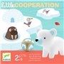 DJECO Little Cooperation - Jeu de Société Enfants, 2,5 à 5 Ans - Stratégie et Travail d'Équipe - Aide Les Animaux à Rejoindre Le