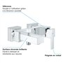 GROHE Mitigeur monocommande Bain / Douche Sail Cube Chromé 23438000 (Import Allemagne)