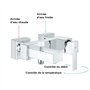 GROHE Mitigeur monocommande Bain / Douche Sail Cube Chromé 23438000 (Import Allemagne)
