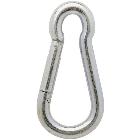 Chapuis 3233690029076 Mousqueton de Pompier-Longueur 80 mm-Vendu par 1, Inconnu, Taille Unique