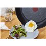 Tefal Poêle 28 cm, Induction, Revêtement antiadhésif, Acier inoxydable 18/10, Garantie 10 ans, Base 3 couches, Cuisson saine, Sa