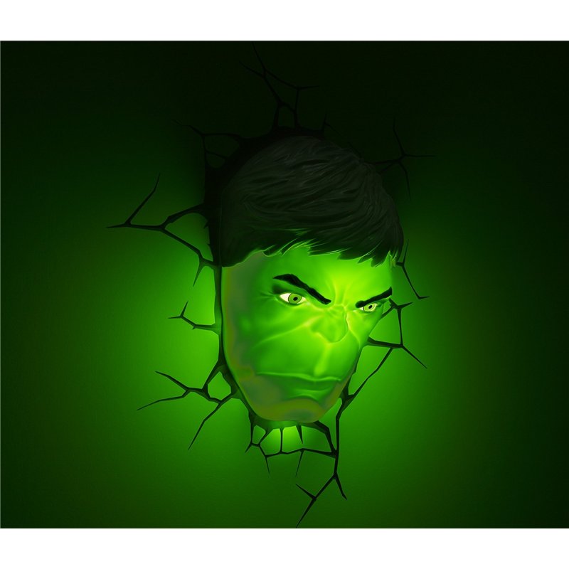 Image secondaire de 3D Light FX Marvel Hulk 3D Deco Applique Murale à LED