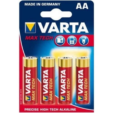 Varta Lot de 3 Blisters de 4 piles Alcalines"Maxi Tech" Mignon (AA/LR6) 1,5 volts 11510406