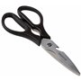 Amazon Basics Inox Ciseaux de cuisine multiusage, 8 inch, Noir