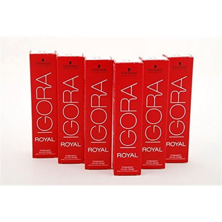 Schwarzkopf Igora Royal 7–57 60 ml Lot de 6 (6 x 60ml)