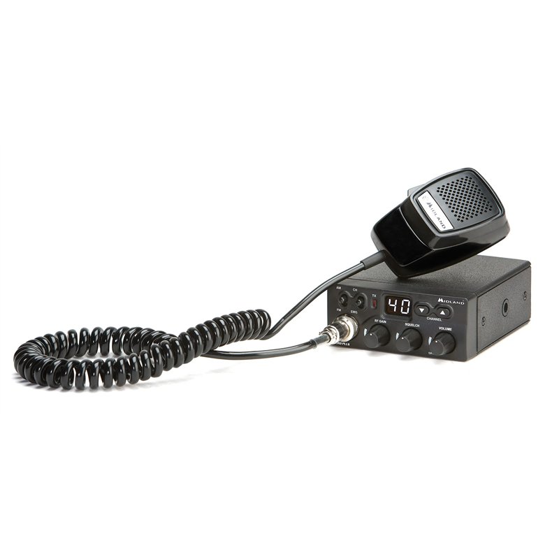 Image secondaire de Midland M Zero Plus CB Radio Émetteur-Récepteur pour Véhicule 40 canaux AM/FM, avec Microphone 4 Pin, 2 Bandes, Squelch et Contr