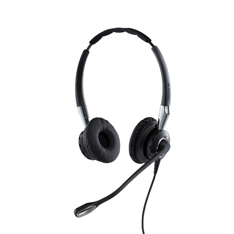 Jabra B2B BIZ 2400 II Duo USB NOUVELLE GENERATION Microsoft Mic. 82 E-STD, Antibruit, Connexion Bluetooth pour téléphone GSM, Ce
