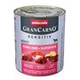 Nourriture pour chien GranCarno Sensitiv Adult d’animonda, nourriture humide pour chien adulte, pur bœuf + pomme de terre, 6 x 8