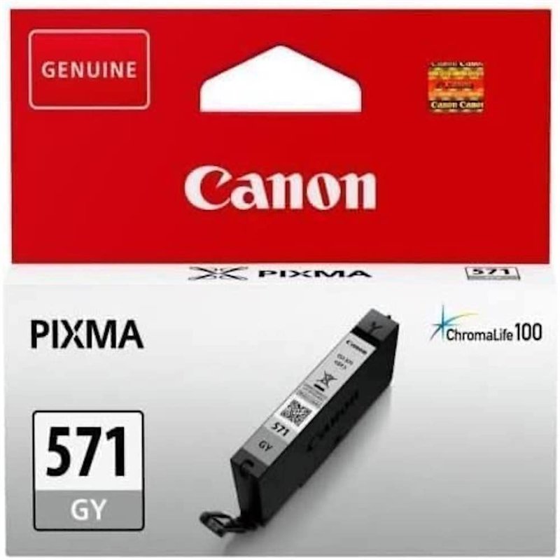Canon CLI-571 Cartouche GY Gris (Emballage carton)
