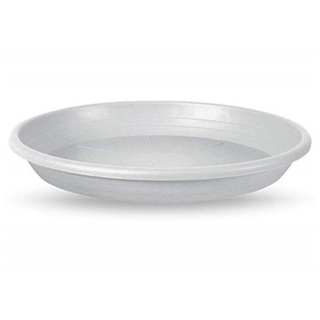 Blim Cylindre Soucoupe, Blanc, 25 cm