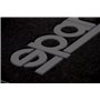 Sparco 4 pièces Tapis universels avec éraflures Gauche Logo/Droite Gris Tapis Noir