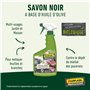 ALGOFLASH NATURASOL Savon Noir prêt à l'emploi, pour jardin, plantes d’intérieur et entretien maison, Pulvérisateur 750 ml, BIOS