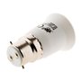 Zenith Adaptateur de Douille mâle B22 en Femelle E27, Blanc