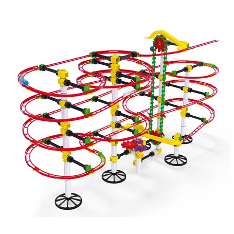 Quercetti - 6661 Skyrail Ottovolante Elevator -Circuit pour Billes-Jouet Construction