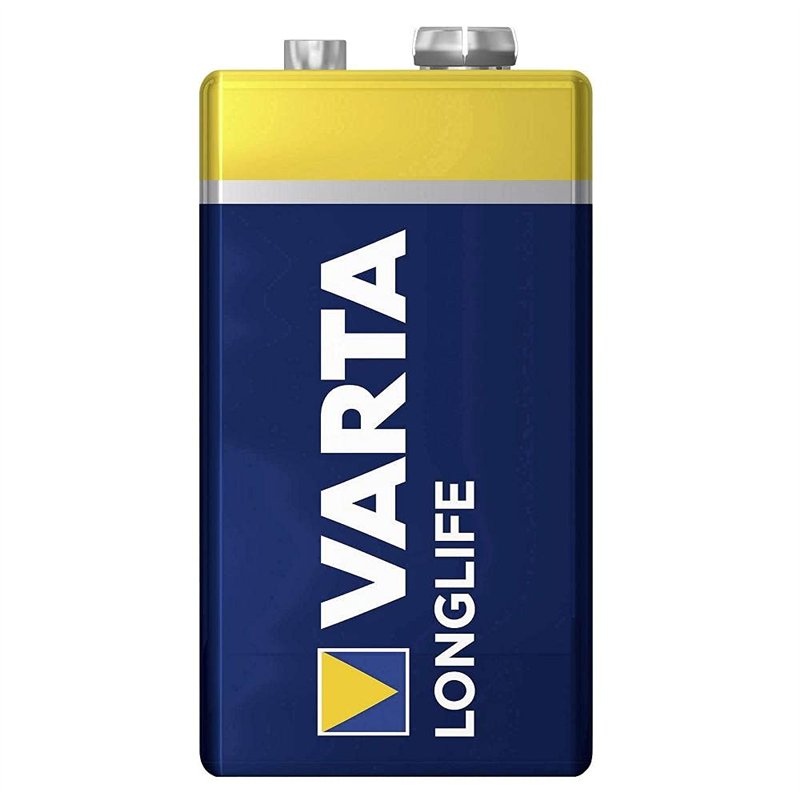 Image secondaire de VARTA Lot de 5 Blisters de 1 Pile alcaline LONGLIFE E-Bloc (6LR61) 9V