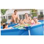 Intex kit Piscine Metal Frame Junior rectangulaire Tubulaire (l) 3,00 x (l) 2,00 x (h) 0,75m