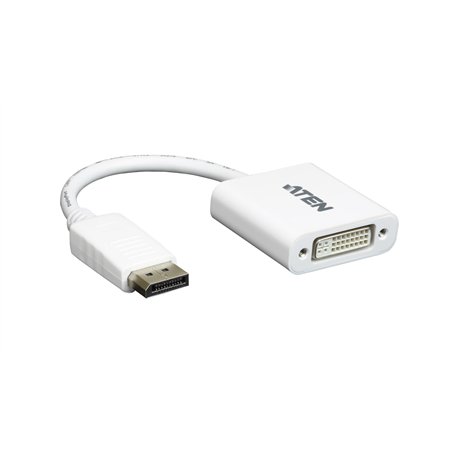 Aten vc965 Adaptateur DisplayPort vers DVI Blanc