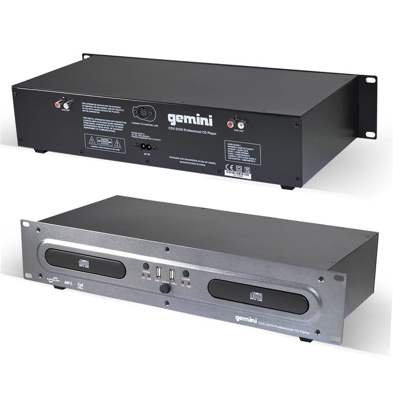 Image secondaire de Gemini CDX-2250I: DJ CD Media Player With USB