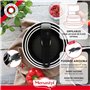 MENASTYL - set de 8 pièces – 3 poêles 20/24/28 cm + 3 casseroles 16/18/20 cm + 2 poignées amovibles sécurisées - 6020438