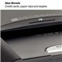Rexel Auto+ 130X destructeur de papier Destruction croisée 22,5 cm 60 dB Noir - Destructeurs de papier (Destruction croisée, 22,
