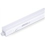 Velamp RS8-8W Durandal - Réglette 48 LED avec Interrupteur, Plastique, Blanc