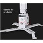 Universel Support de Plafond pour projecteur inclinable +- 25 °, pré-installé, jusqu'à 20 kg capacité 150mm - 650mm, Blanc