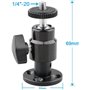 CAMVATE Photographie Studio Photo Mur vidéo Support de Plafond avec Filetage 1/4"-20 pour Moniteur et système de Surveillance CC