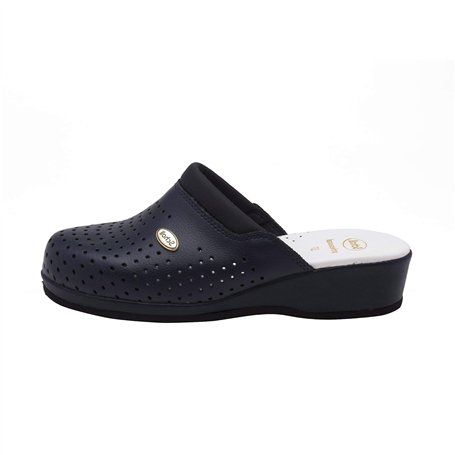 Scholl Clog Backguard, Zoccoli Sanitari Medicali, Donna, Blue Navy, 40 EU