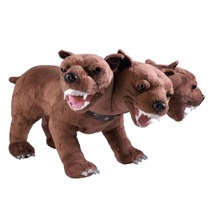 Image secondaire de The Noble Collection Fluffy Collector's Plush by Officially Licensed 12in (30cm) Harry Potter Toy Dolls Three Headed Dog Plush -