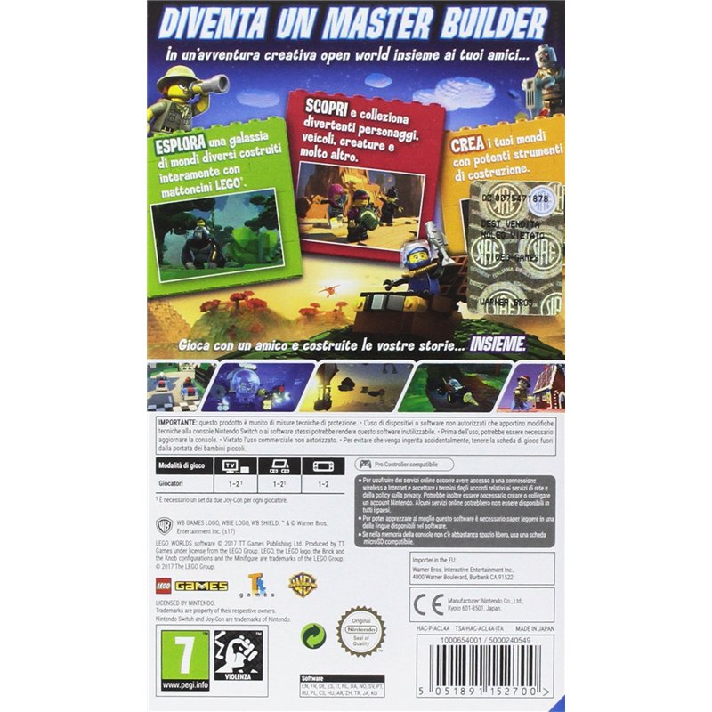 Image secondaire de Giochi per Console Warner Sw Swi 654001 Lego Worlds - Import IT