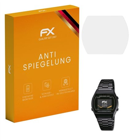 atFoliX Protecteur d'écran compatible avec Casio B640WB-1BEF Film Protection d'écran, antiréfléchissant et absorbant les chocs F