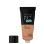 Maybelline New-York - Fond de teint Fluide Fit Me Matte & Poreless - Peaux normales à grasses - Teinte : 332 Caramel Doré - 30 m