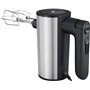 WMF Batteur électrique, 5 vitesses, Inox 18/10 Cromargan, Rangement position verticale, Fouet et crochet pétrin en inox, 400 W,