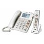 Geemarc Amplidect 295 Combi Photo - Téléphone Fixe Amplifié et Son Combiné Additionnel avec Grosses Touches Photo Personnalisabl