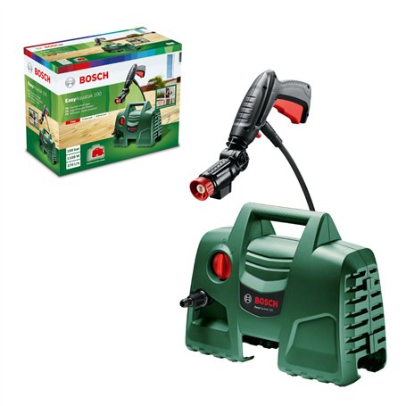 Bosch Home and Garden Nettoyeur haute-pression EasyAquatak 100 (1100 W, buse à 360° avec réservoir de détergent, tuyau de 5 m, f