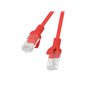 Lanberg PCU6-10CC-0500-R câble de réseau Rouge 5 m Cat6 U/UTP (UTP)