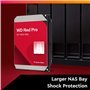 WD Red Pro 6 To Disque dur Interne 3.5" dédié NAS, 7200 RPM Class, SATA 6 GB/s, CMR, 256MB Cache, Garantie 5 ans