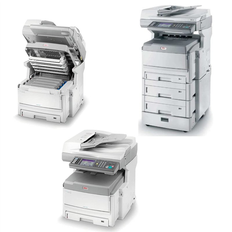 Image secondaire de Toner OKI 44059257 58 59 60 pour ES8451 ES8461 ES 8451 8461 dn cdxn cdtn - Noir, Jaune, Magenta, Cyan - 9.000 Pages - Régénéré M