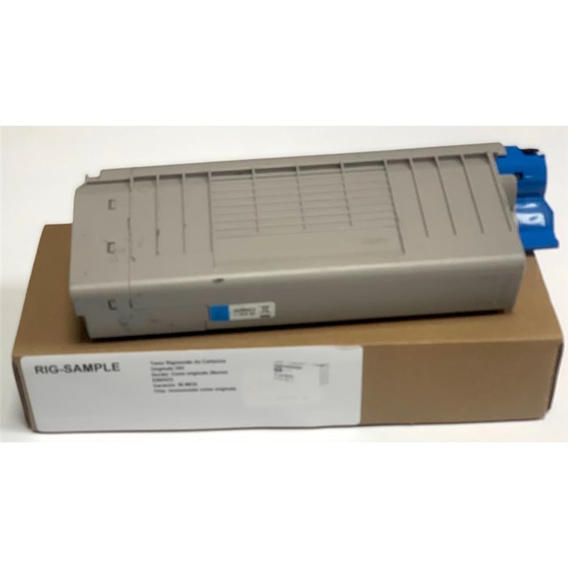 Toner OKI 45396303 pour MC760 MC770 MC780 - Cyan - 6.000 Pages - Régénéré Made in Italy