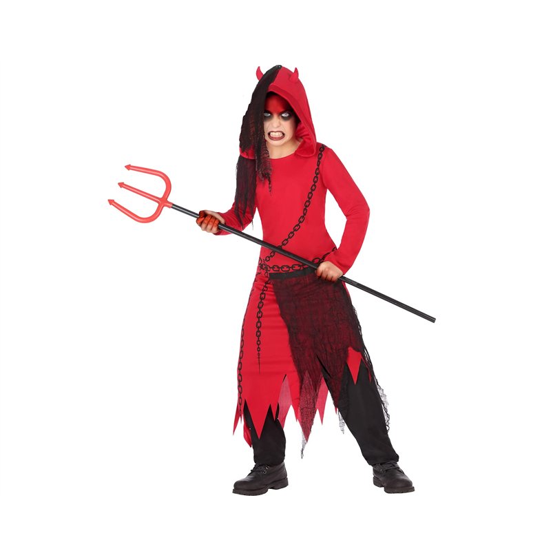 Atosa déguisement enfant démon rouge