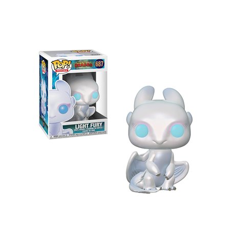 Funko Pop! Vinyl: How to Train Your Dragon 3: Light Fury - Figurine en Vinyle à Collectionner - Idée de Cadeau - Produits Offici