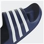 adidas Mixte Adilette Aqua Slides, Dark Blue / Cloud White / Dark Blue, 46 EU